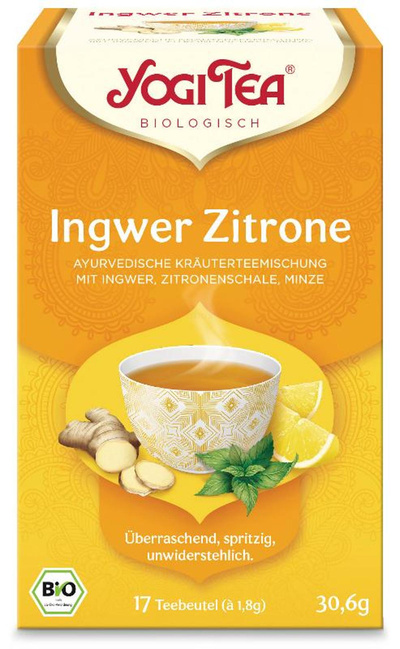 Produktfoto zu Yogi Tea - Ingwer Zitronen Tee - 17 x 1,8g