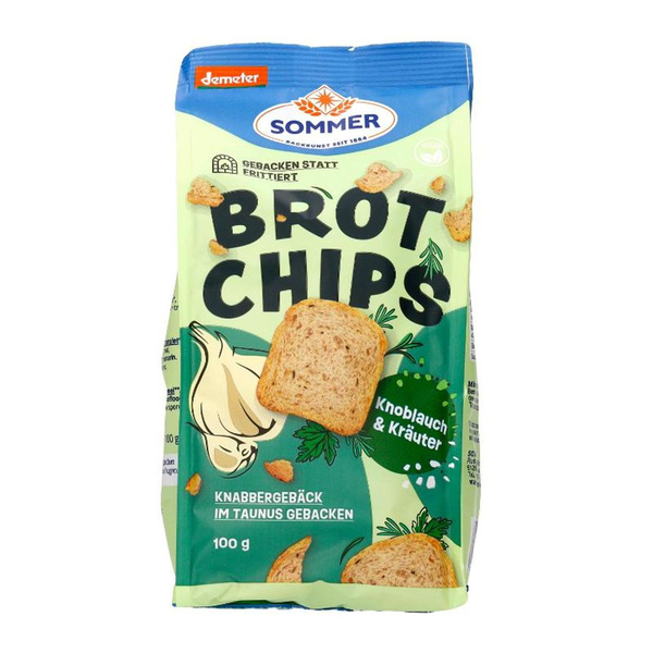 Produktfoto zu Sommer - Brot Chips Knoblauch & Kräuter - 100g