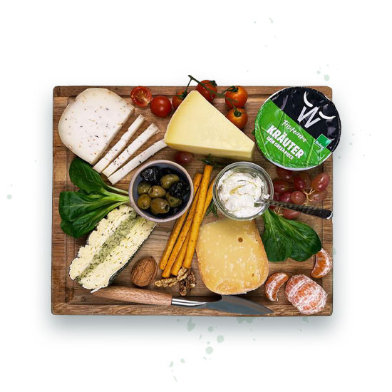 Gourmet Käseplatten für 4 Personen
