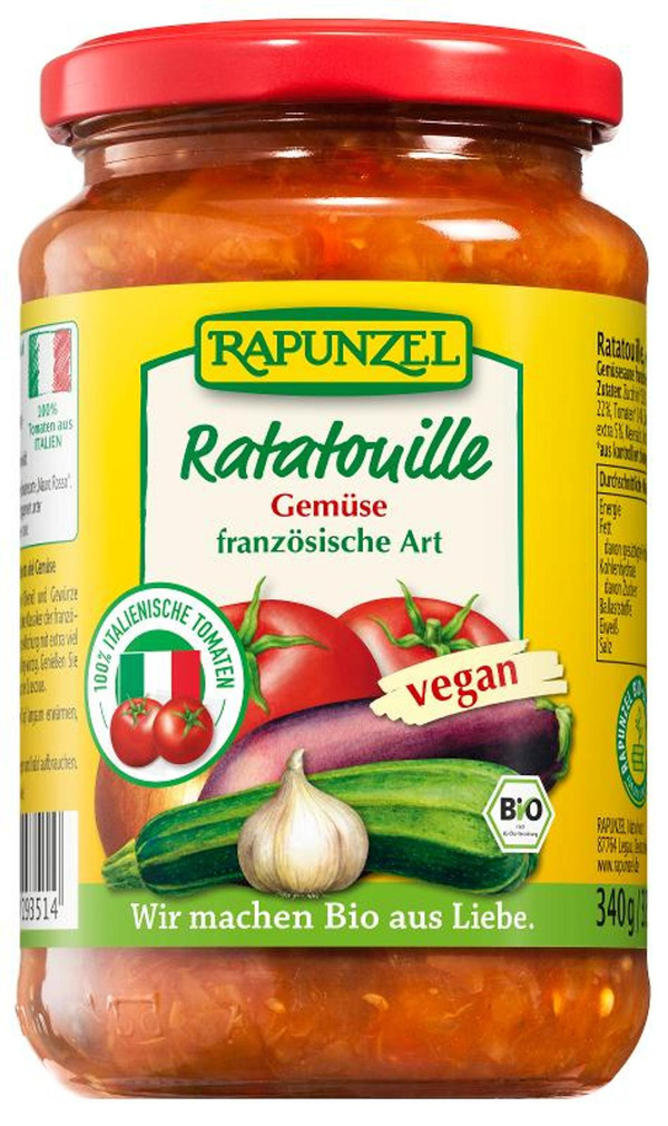 Produktfoto zu Rapunzel - Tomatensauce Ratatouille - 335g