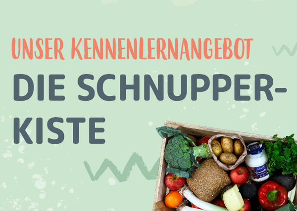 Beispiel Bio Lebensmittel box