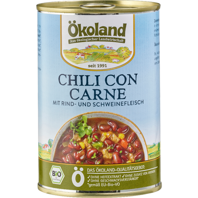 Produktfoto zu Ökoland - Chili con Carne - 400g