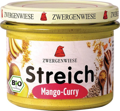 Produktfoto zu Zwergenwiese - Streich Mango Curry - 180g