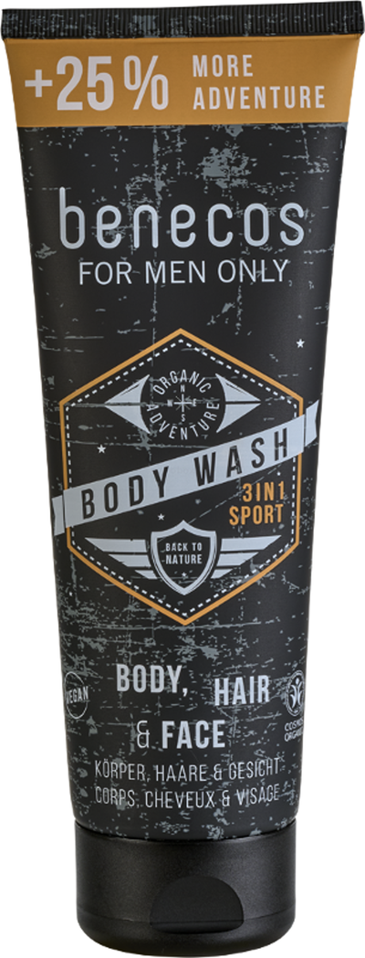 Produktfoto zu Benecos - Men Body Wash 3in1 Sport