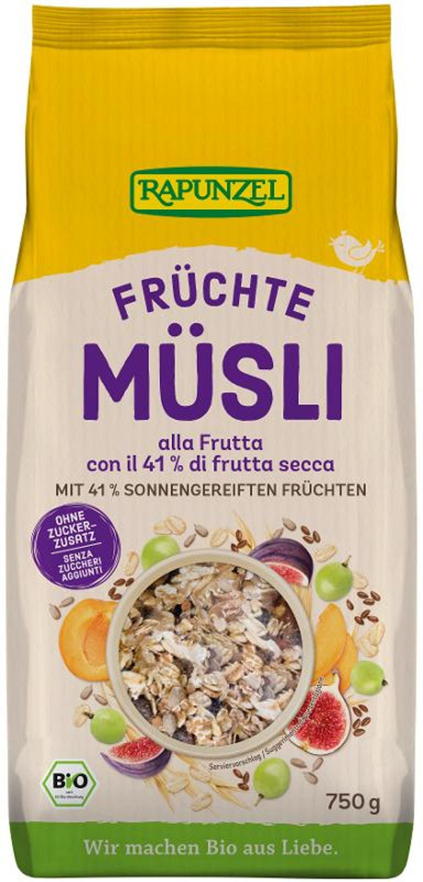 Produktfoto zu Rapunzel - Früchte Müsli - 750g