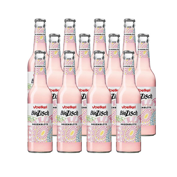 Produktfoto zu Voelkel - Bio Zisch Rosenblüte - 12 x 0,33l