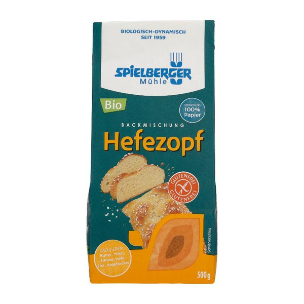 Produktfoto zu Spielberger Hefezopf Backmischung - 500g
