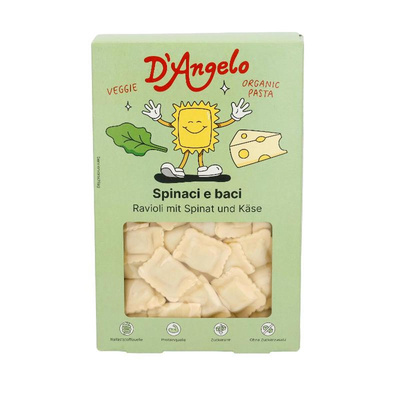 Produktfoto zu D'Angelo - Ravioli Käse Spinat - 250g