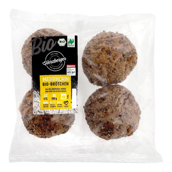 Produktfoto zu Herzberger - Mehrkornbrötchen - 300g