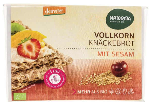 Produktfoto zu Naturata - Sesam Vollkorn-Knäckebrot - 250g
