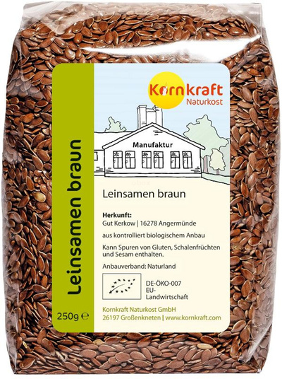 Produktfoto zu Kornkraft - Leinsamen - 250g
