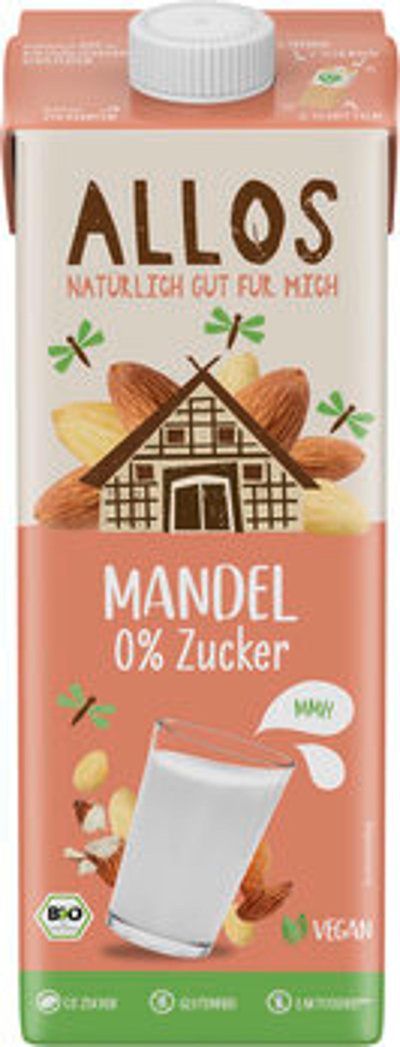 Produktfoto zu Allos - Mandel Drink Naturell - 1l
