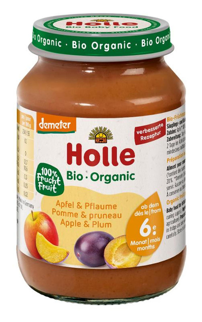 Produktfoto zu Holle - Apfel Pflaume - 190g