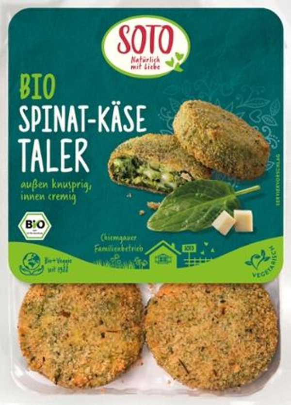 Produktfoto zu SOTO - Spinat Käse Taler - 180g