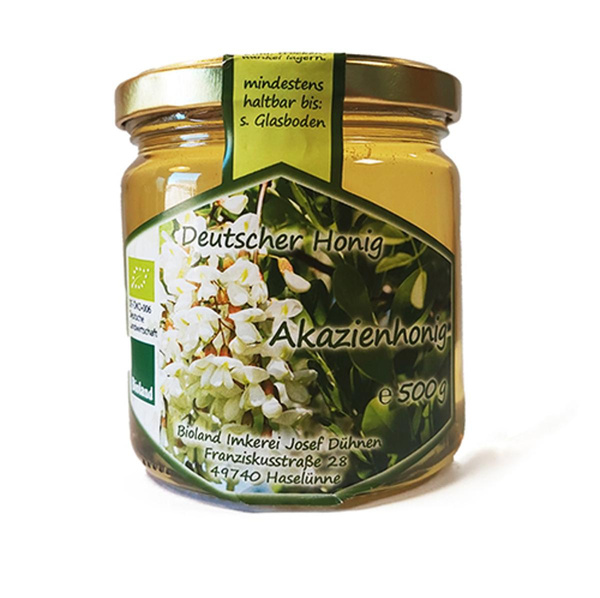Produktfoto zu Imkerei Josef Dühnen - Akazienhonig - 500g