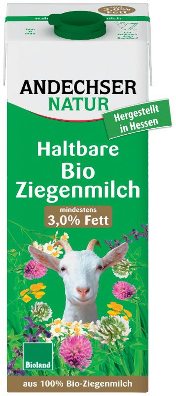 Produktfoto zu Andechser - H-Ziegenmilch, 3,0% - 1l