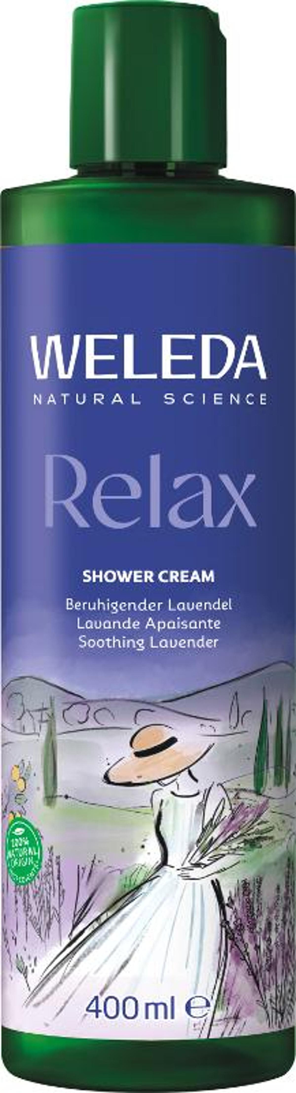 Produktfoto zu Weleda -Relax Shower Cream Lavendel - 400ml
