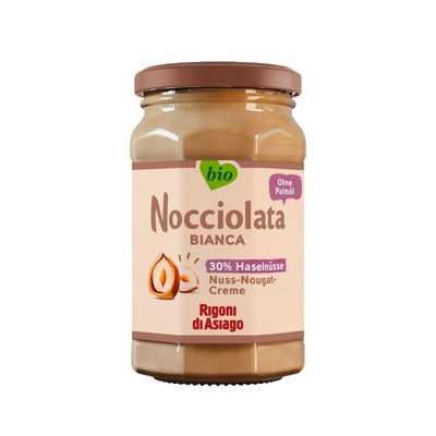 Produktfoto zu Rigoni di Asiago - Nocciolata Bianca Nuss Creme - 250g
