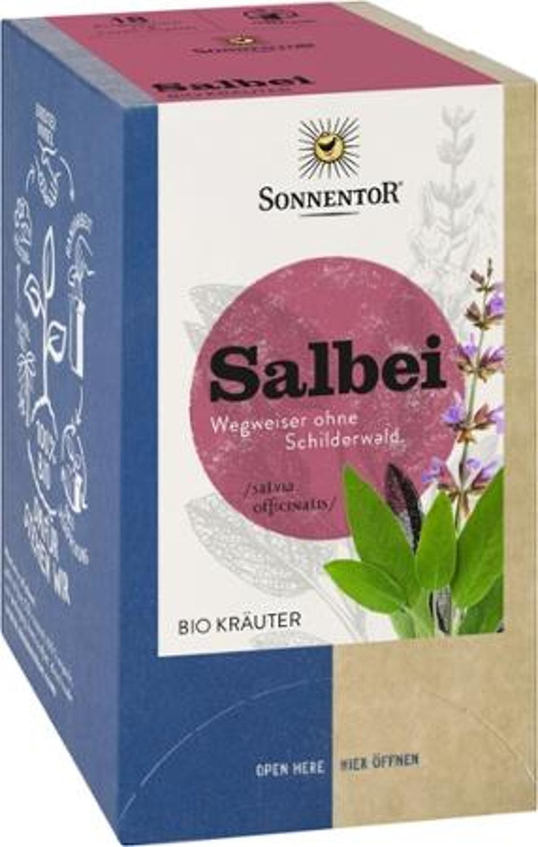 Produktfoto zu Sonnentor - Salbeitee - 18 Beutel