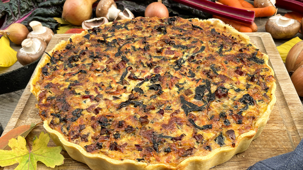 Rezeptbild für 175. Mangold Quiche