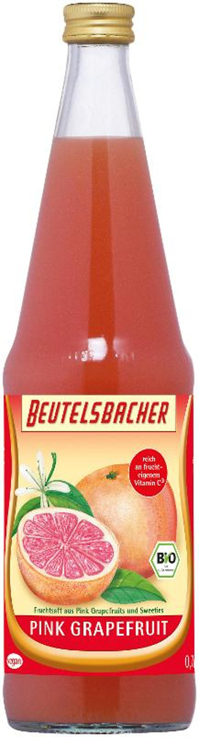 Produktfoto zu Beutelsbacher - Pink Grapefruitsaft - 0,7l