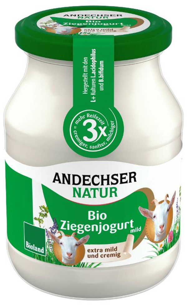 Produktfoto zu Andechser - Ziegenjoghurt, 3,5% - 500g