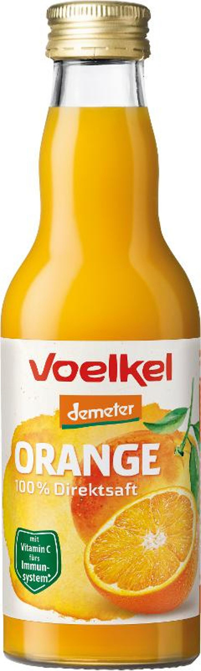 Produktfoto zu Voelkel Orangensaft Natur - 0,2 l