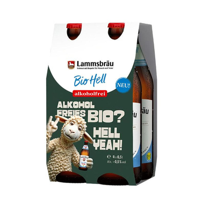 Produktfoto zu Lammsbräu - Hell alkoholfrei - 0,5l