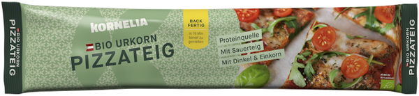 Produktfoto zu Kornelia Urkorn - Frischer Pizzateig Urkorn, gerollt - 400g
