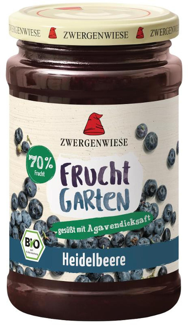 Produktfoto zu Zwergenwiese - Heidelbeere Fruchtgarten - 225g