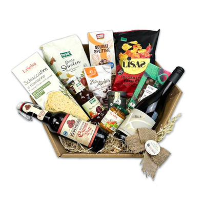 Produktfoto zu Präsentkorb  "Gourmet" - mit Alkohol