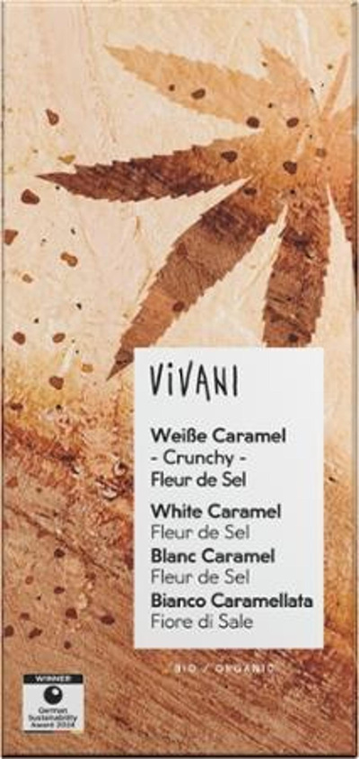 Produktfoto zu Vivani - Weiße Hanf Caramel - 80g