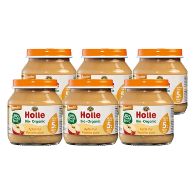 Produktfoto zu Holle - Apfel Pur - 6 x 125g
