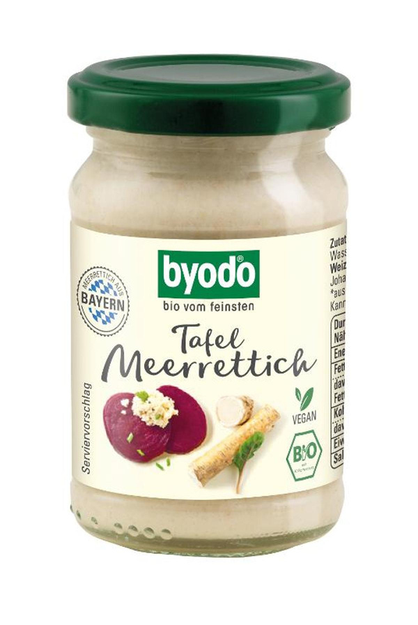 Produktfoto zu Byodo - Meerrettich Glas - 100g