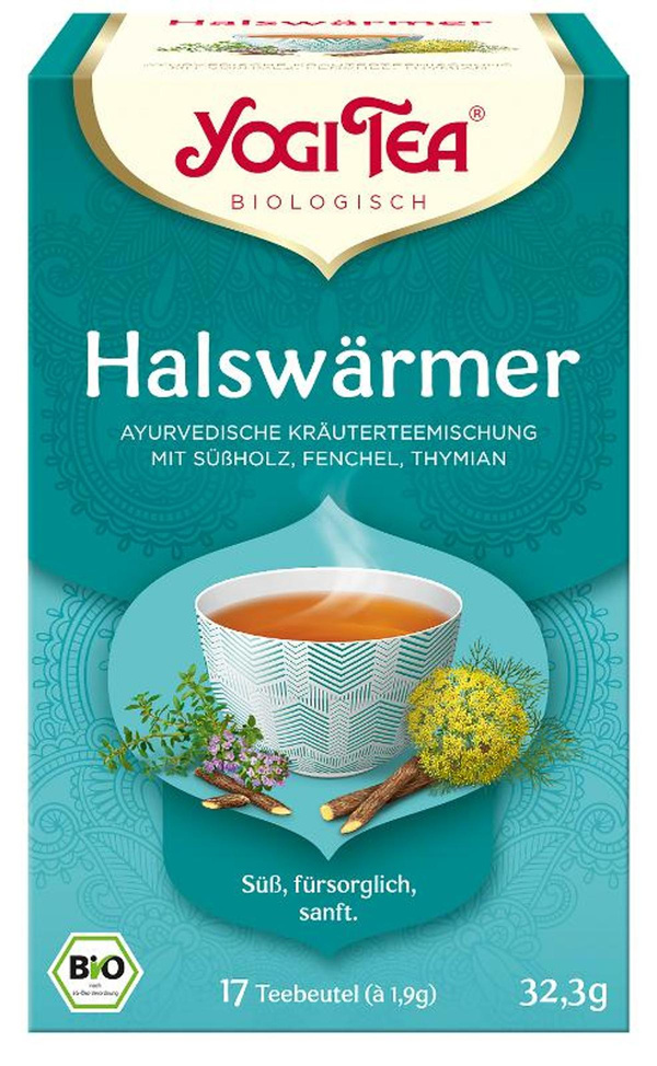 Produktfoto zu Yogi Tea - Halswärmer Tee - 17 x 1,8g