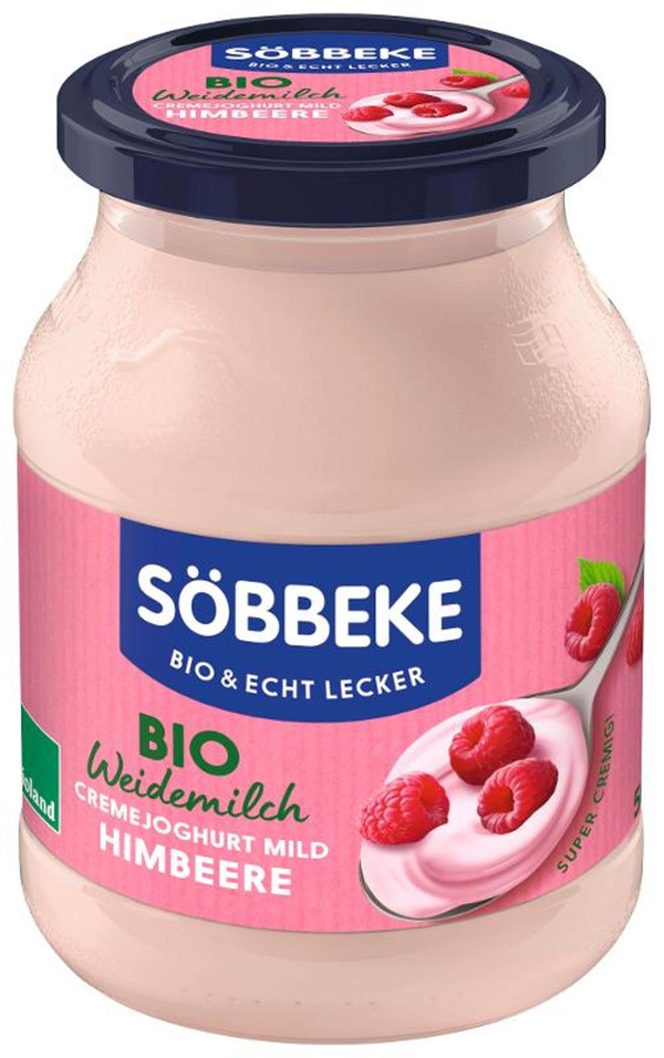 Produktfoto zu Söbbeke - Joghurt mild Himbeere, 7,5% - 500g
