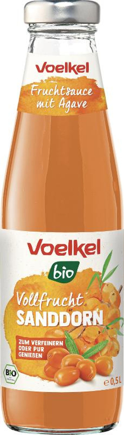Produktfoto zu Voelkel - Vollfrucht Sanddorn - 500ml