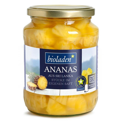 Produktfoto zu bioladen - Ananasstücke - 345 g