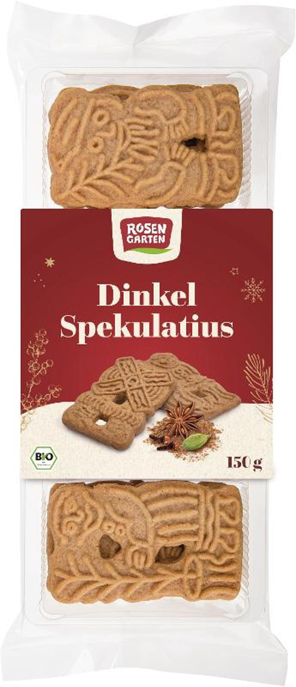 Produktfoto zu Rosengarten - Dinkel Spekulatius - 150g