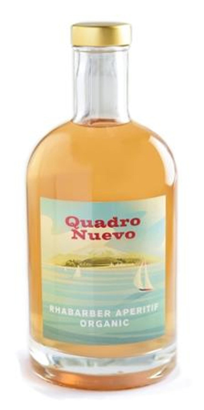 Produktfoto zu Dwersteg Destillerie - Quadro Nuevo Rhabarber 18% - 0,7l