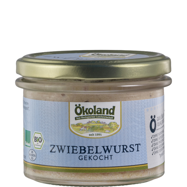 Produktfoto zu Ökoland - Zwiebelwurst gekocht - 160g