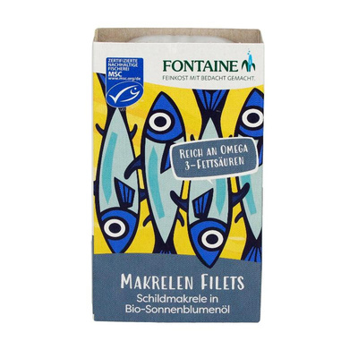 Produktfoto zu Fontaine - Makrelenfilets ohne Haut - 120g