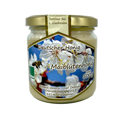 Produktfoto zu Imkerei Josef Dühnen - Maiblütenhonig - 500g