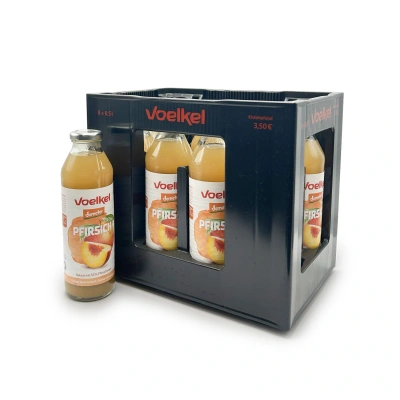 Produktfoto zu Voelkel - Pfirsich Nektar - 6 x 0,5l