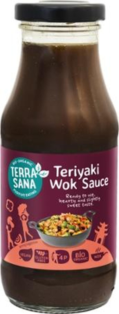 Produktfoto zu TerraSana - Teriyaki Woksauce - 240ml