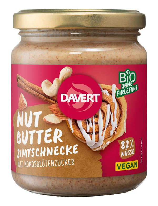 Produktfoto zu Davert - Nut Butter Zimtschnecke - 250g