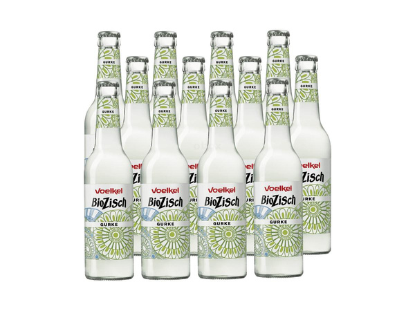 Produktfoto zu Voelkel - Bio Zisch Gurke - 12 x 0,33l