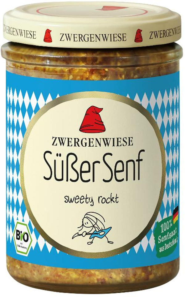 Produktfoto zu Zwergenwiese - Süßer Senf - 160ml