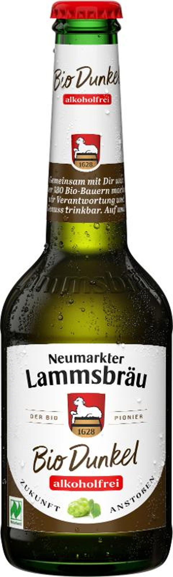 Produktfoto zu Lammsbräu Dunkel Alkoholfrei - 0,33 l