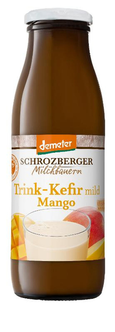 Produktfoto zu Schrozberger - Trink-Kefir Mango - 0,5l
